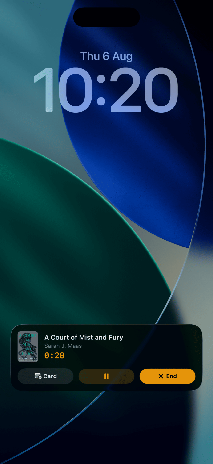 Dynamic Island live activity